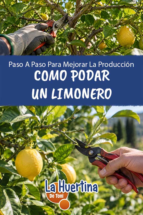 podar un limonero en casa